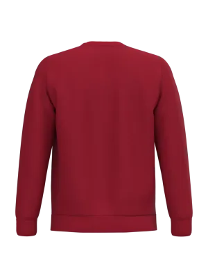 Crew neck sweatshirt – Cherry Red