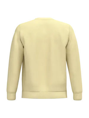 Crew neck sweatshirt – Straw Yellow