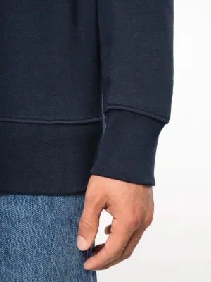 Zipped neck sweatshirt
