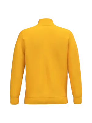 Zip neck sweatshirt – Yellow