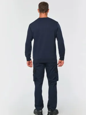 Sweat-shirt Day To Day zip poche contrastée unisexe