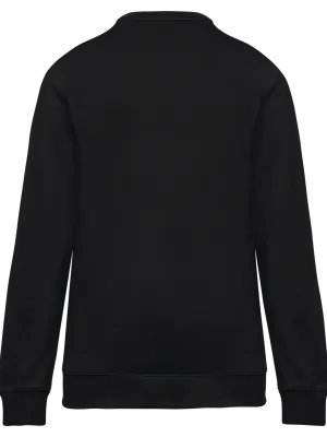 Sweat-shirt Day To Day zip poche contrastée unisexe – Black / Red