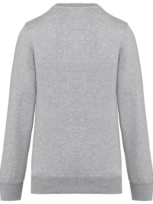 Sweat-shirt Day To Day zip poche contrastée unisexe – Oxford Grey / Black