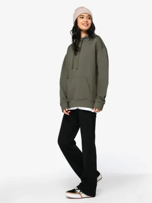 Sudadera sostenible con capucha y hombros caídos de felpa cepillada unisex