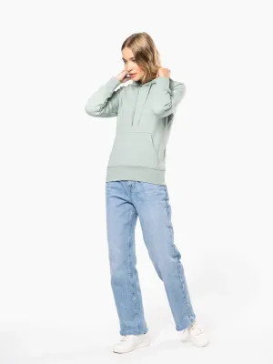 Sudadera ecorresponsable con capucha de mujer