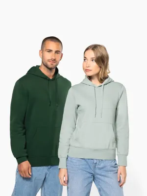 Sudadera ecorresponsable con capucha de mujer