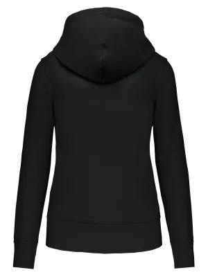Sudadera ecorresponsable con capucha de mujer – Black