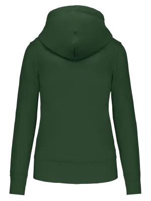 Sudadera ecorresponsable con capucha de mujer – Forest Green
