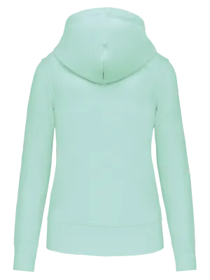 Sudadera ecorresponsable con capucha de mujer – Ice Mint