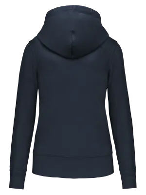 Sudadera ecorresponsable con capucha de mujer – Navy