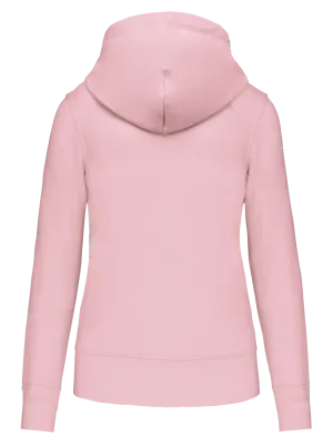 Sudadera ecorresponsable con capucha de mujer – Pale Pink