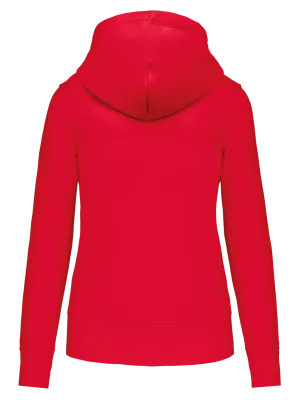 Sudadera ecorresponsable con capucha de mujer – Red