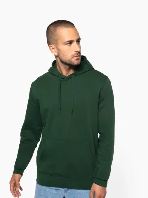Sudadera ecorresponsable con capucha de hombre