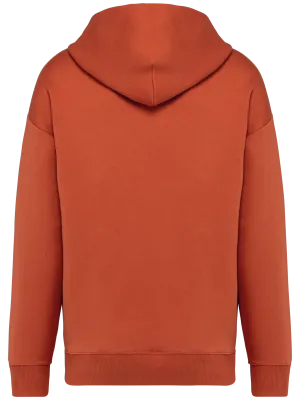 Sweat-shirt écoresponsable à capuche oversize unisexe – Burnt Brick