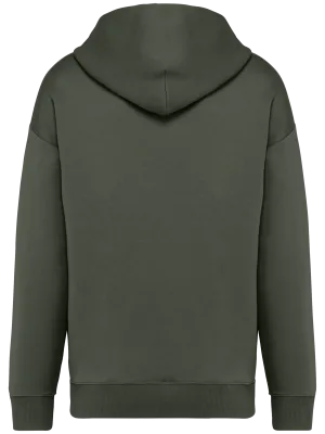 Sweat-shirt écoresponsable à capuche oversize unisexe – Organic Khaki