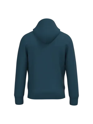 Sweat-shirt écoresponsable à capuche unisexe – Peacock Blue