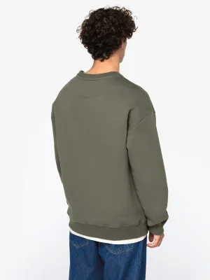 Sweat-shirt écoresponsable à col rond oversize unisexe