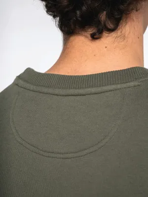 Sweat-shirt écoresponsable à col rond oversize unisexe