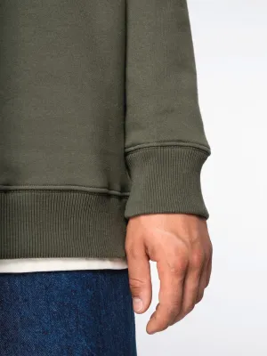 Sweat-shirt écoresponsable à col rond oversize unisexe