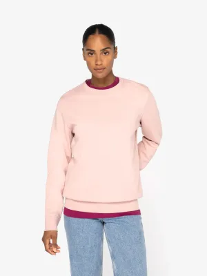 Sweat-shirt écoresponsable à col rond unisexe