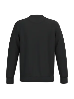 Sweat-shirt écoresponsable à col rond unisexe – Black
