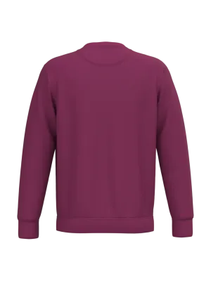Sweat-shirt écoresponsable à col rond unisexe – Cherry Purple