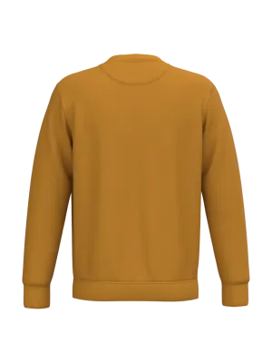 Sweat-shirt écoresponsable à col rond unisexe – Curcuma