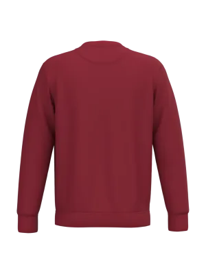 Sweat-shirt écoresponsable à col rond unisexe – Hibiscus Red