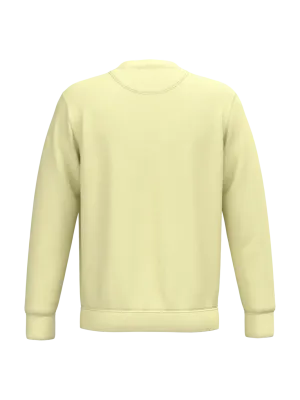 Sweat-shirt écoresponsable à col rond unisexe – Lemon Citrus