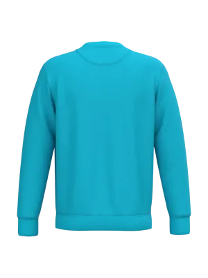 Sweat-shirt écoresponsable à col rond unisexe – Light Turquoise