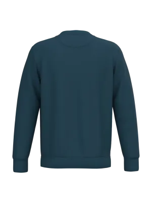 Sweat-shirt écoresponsable à col rond unisexe – Peacock Blue