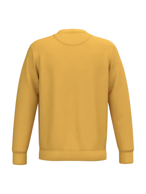 Sweat-shirt écoresponsable à col rond unisexe – Sun Yellow