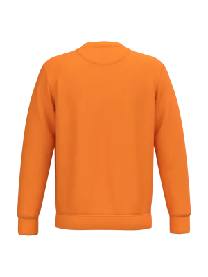 Sweat-shirt écoresponsable à col rond unisexe – Tangerine