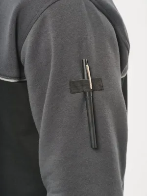 Sweat-shirt écoresponsable col zippé unisexe