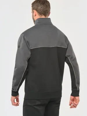 Sweat-shirt écoresponsable col zippé unisexe