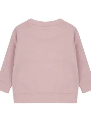 Sweat-shirt écoresponsable enfant – Soft pink