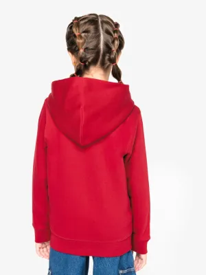 Sweat-shirt écoresponsable zippé à capuche enfant