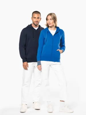 Sweat-shirt écoresponsable zippé à capuche homme