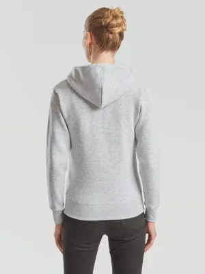 Sudadera de mujer con capucha y cremallera Premium (62-118-0)