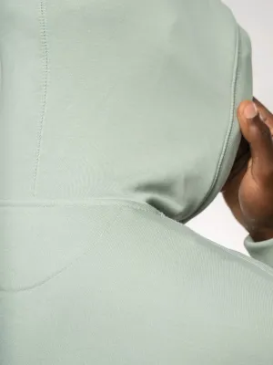 Unisex eco-friendly French Terry zipped hooded sweatshirt