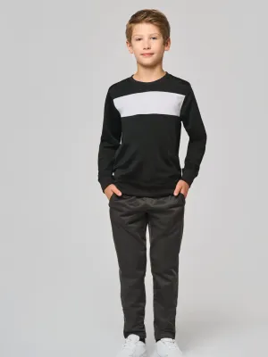 Sweat-shirt polyester enfant