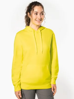 Sweat-shirt recyclé à capuche unisexe