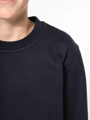 Sudadera reciclada de cuello redondo infantil