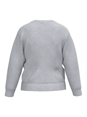 Sudadera reciclada de cuello redondo infantil – Oxford Grey