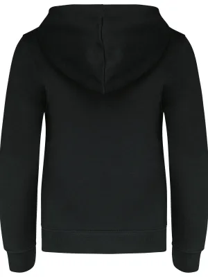 Sweat-shirt zippé capuche enfant – Black / Red
