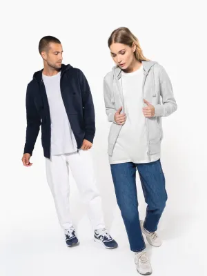 Sweat-shirt zippé capuche homme