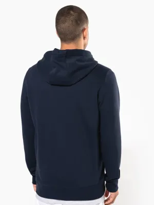 Sweat-shirt zippé capuche homme