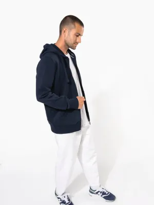 Sweat-shirt zippé capuche homme
