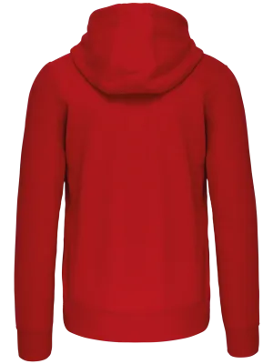 Sweat-shirt zippé capuche homme – Red