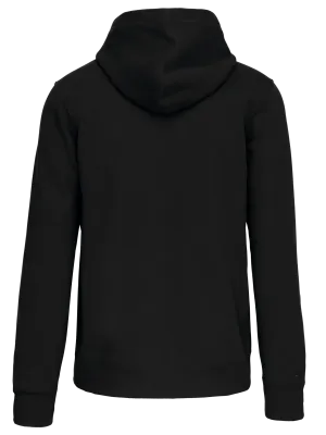 Full zip hooded sweatshirt – Black